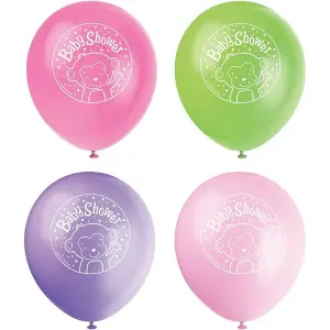 Unique Party Baby Shower Balloon (Pack of 8) Multicoloured (One Size)