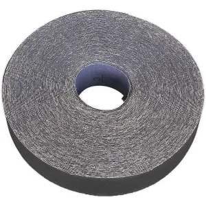 Blue Twill Emery Roll - 25mm x 50m - Flexible & Tear Resistant - 120 Grit