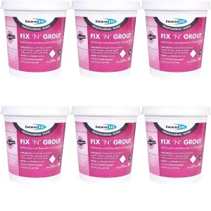 Bond It Fix N Grout Tile Adhesive, 1.5kg           BDTA10(n) (Pack of 6)