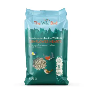 The Wild Bird Sunflower Hearts Bird Feed 1kg