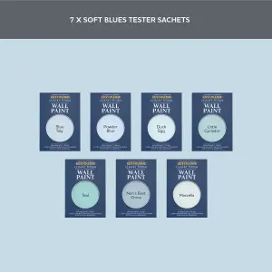 Rust-Oleum Light Blue Chalky Wall & Ceiling Paint Tester Samples - 10ml