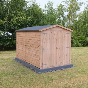 Shire Overlap 10x6 Double Door Shed with Windows