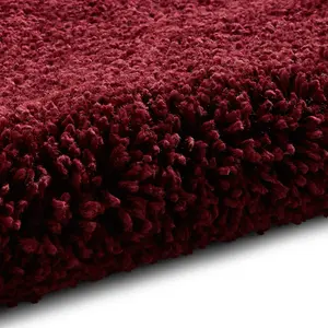 Ruby Plain Shaggy Modern Plain Easy to Clean Rug Soft For Dining Room -160cm X 220cm