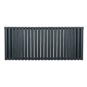 Oval Radiator - 600 x 1440mm - Anthracite