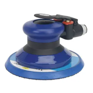 Sealey Air Palm Orbital Sander With Soft Rubber Handgrip 150mm 1/4" BSP SA800