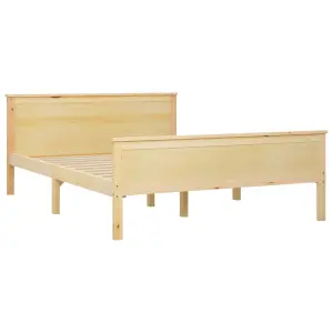 Berkfield Bed Frame Solid Wood Pine 160x200 cm