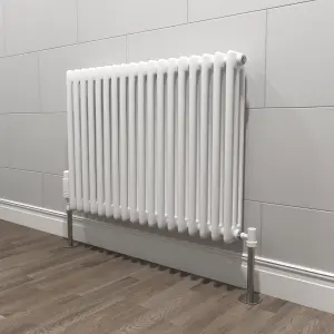 Nes Home 828 X 600 mm Triple Column White Traditional Radiator