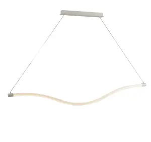 Luminosa HALO LED Pendant Ceiling Light White 2330lm 4000K 151.5x6.5x17cm