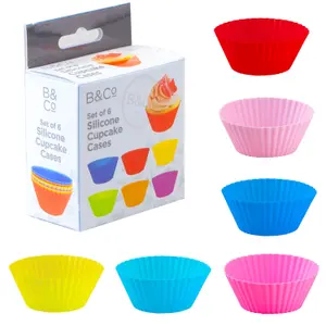 Air Fryer Silicone Cupcake Cases - Air Fryer Accessory - Multicolour