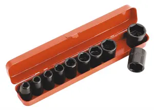 Sealey Impact Socket Set 10pc 1/2"Sq Drive Metric AK56/11M