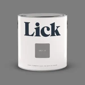 Lick Grey 15 Matt Emulsion paint, 2.5L