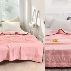 Pink S Size Cooling Thin Summer Blanket