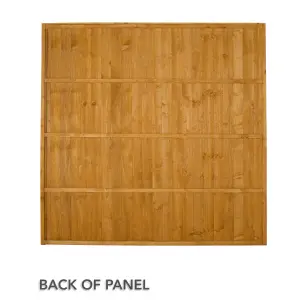 Traditional Closeboard 6ft Wooden Fence panel (W)1.83m (H)1.83m