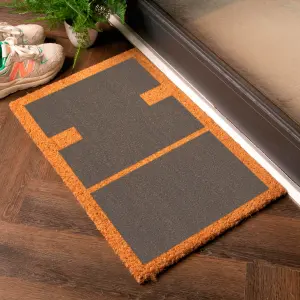 Grey Large Lettered Hi Doormat