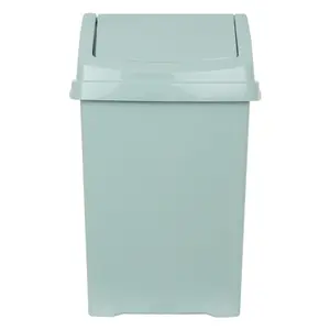 Wham 2 Piece Casa Bin Set (25L/50L Swing Bin) Silver Sage