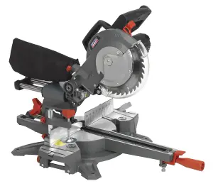 Sealey 240V 216mm Double Sliding Compound Mitre Saw With 1450W Motor SMS216