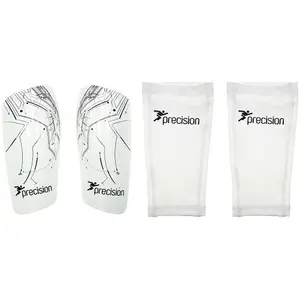 M - Shinguard Sleeves & Shin Pad Insert Set - WHITE - Washable Leg Protection