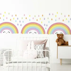 Walplus Rainbow Kids Sticker PVC Multicoloured