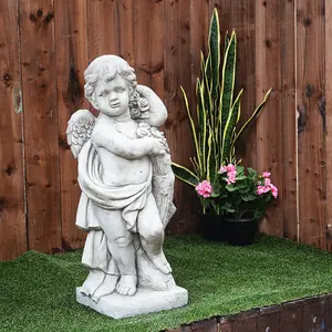 Large Cherub Statue 'Spring' Edition