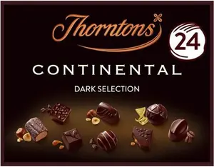 Thorntons Continental Dark Selection Box Of Chocolates, 264G