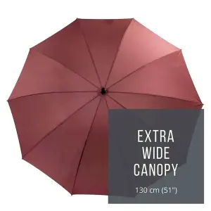 UMBRELLA HEAVEN Maroon StormStar Windproof Golf Umbrella