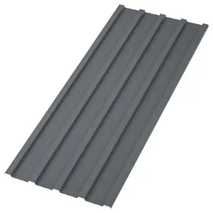 Birchtree Corrugated Roof Sheet Profile Metal Roofing Panel Cover Carport Shed 24PCS Grey