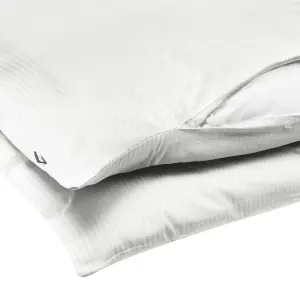 Duvet Cover Set AVONDALE 220 x 240 cm Cotton Sateen White