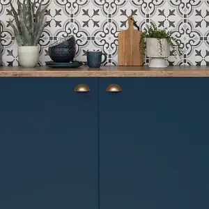 d-c-fix Plain Matt Midnight Navy Blue Self Adhesive Vinyl Wrap Film for Kitchen Doors and Furniture 5m(L) 67.5cm(W)