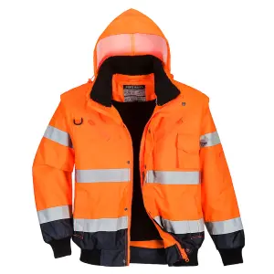 Portwest Hi-Vis Contrast Bomber Jacket