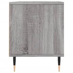 Berkfield TV Cabinet Grey Sonoma 100x34.5x44.5 cm Engineered Wood