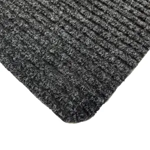 Flooring Grey Plain Scraper mat, 60cm x 40cm