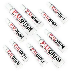 P.U. Glue Polyurethane Adhesive, 5g (Pack of 10) - Strong, Durable and Flexible Adhesive: Ideal for Many Repairs