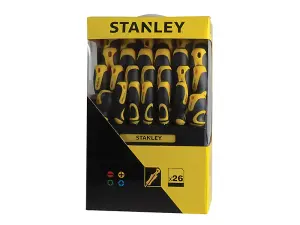 STANLEY - 062142 Screwdriver Set in Rack, 26 Piece