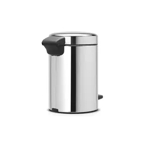 Brabantia NewIcon 3 Litre Soft Closing Pedal Bin Brilliant Steel