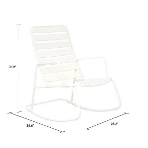 NG Roberta Rocking Chair in White