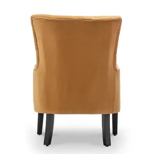 Velvet Gold Gabriella Accent Chair