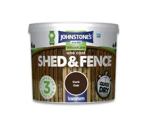 Johnstone's Shed & Fence Dark Oak - 5L