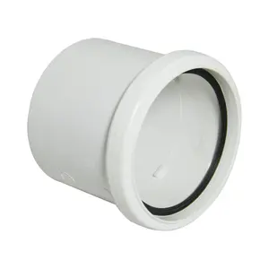 FloPlast 110mm Soil Single Socket White