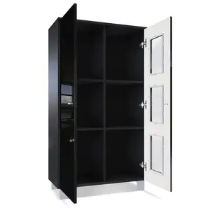 Display Cabinet Black/Black / Without