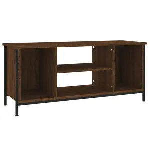 Berkfield TV Cabinet Brown Oak 102x35x45 cm Engineered Wood