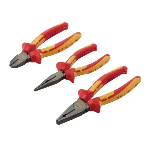 Draper  XP1000 VDE Pliers Set, Tethered (3 Piece) 99070