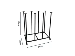 Wellington Boot Stand - Compact - 4 Pair