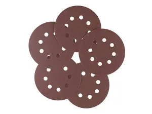 IRWIN 125mm Eccentric Sanding Disc Set - 10 High-Performance Velcro Discs for Professional Results