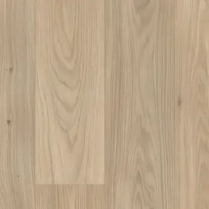 Neutral Modern Wood Effect Anti-Slip Vinyl Flooring For Kitchen, Bathroom, 2.6mm Thick Vinyl Sheet-7m(23') X 2m(6'6")-14m²