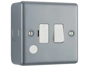 BG Metal Clad 13A Switched Fuse Connection Unit & Optional Flex Outlet