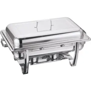 New Stackable Chafing Dish Set Stainless Steel 8.5 L Cookware Single Party Food