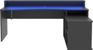 Flair Power W L Shaped Corner Gaming Desk