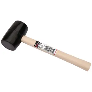 Draper Redline Rubber Mallet with Hardwood Shaft 82761