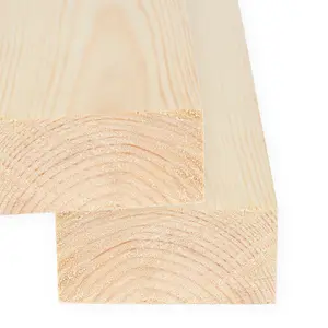 4x2 Inch Planed Timber  (L)900mm (W)94 (H)44mm Pack of 2