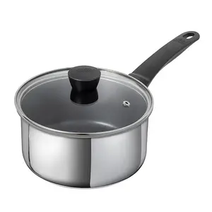 Kuhn Rikon Classic Stainless Steel Non-Stick Induction Safe Saucepan, 20cm/3L